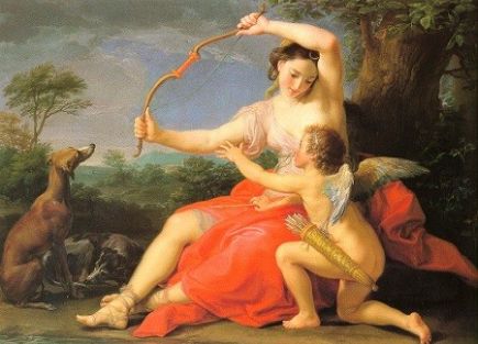 Dea Diana e Cupido di P. Batoni